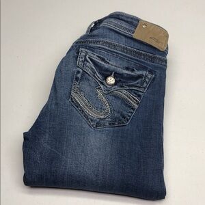 Silver Women's Blue Denim Jeans